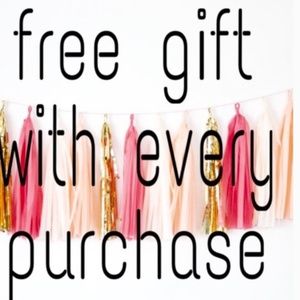 FREE GIFT WITH PURCHASE!!!!